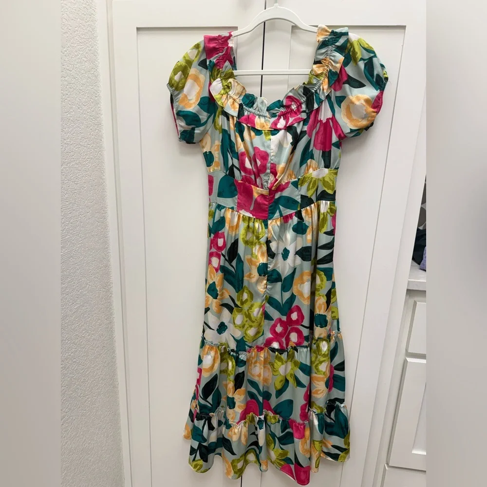 TCEC Vibrant Floral Maxi Dress - Picture 3 of 3